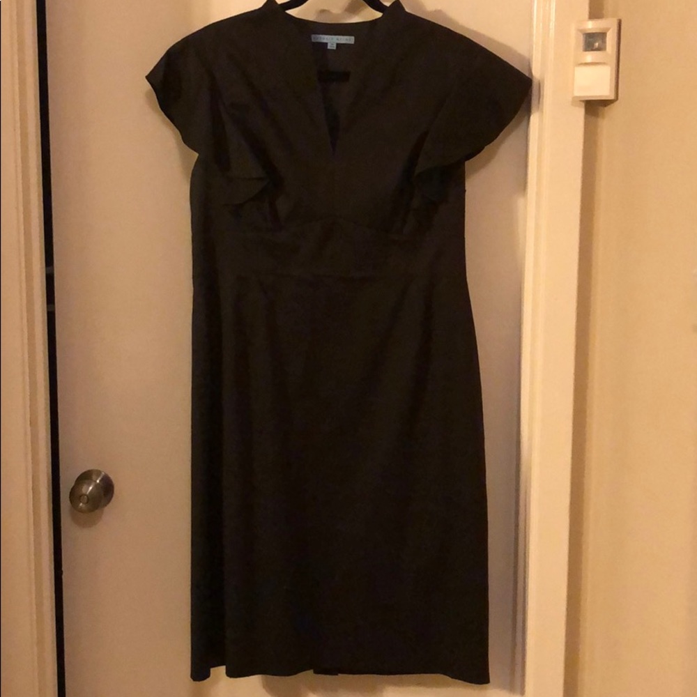 Chocolate Brown midi dress